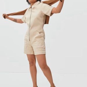 Everlane The Denim Short Coverall Size: 6